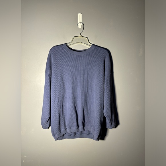 aerie Sweaters - Aerie Waffle Knit Oversized Pullover Sweater Size Small